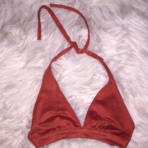 F21 Faux Suede Bralette